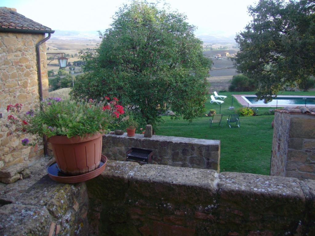 Villa Fonte All'Oppio Con Area Piscina Recintata ピエンツァ エクステリア 写真